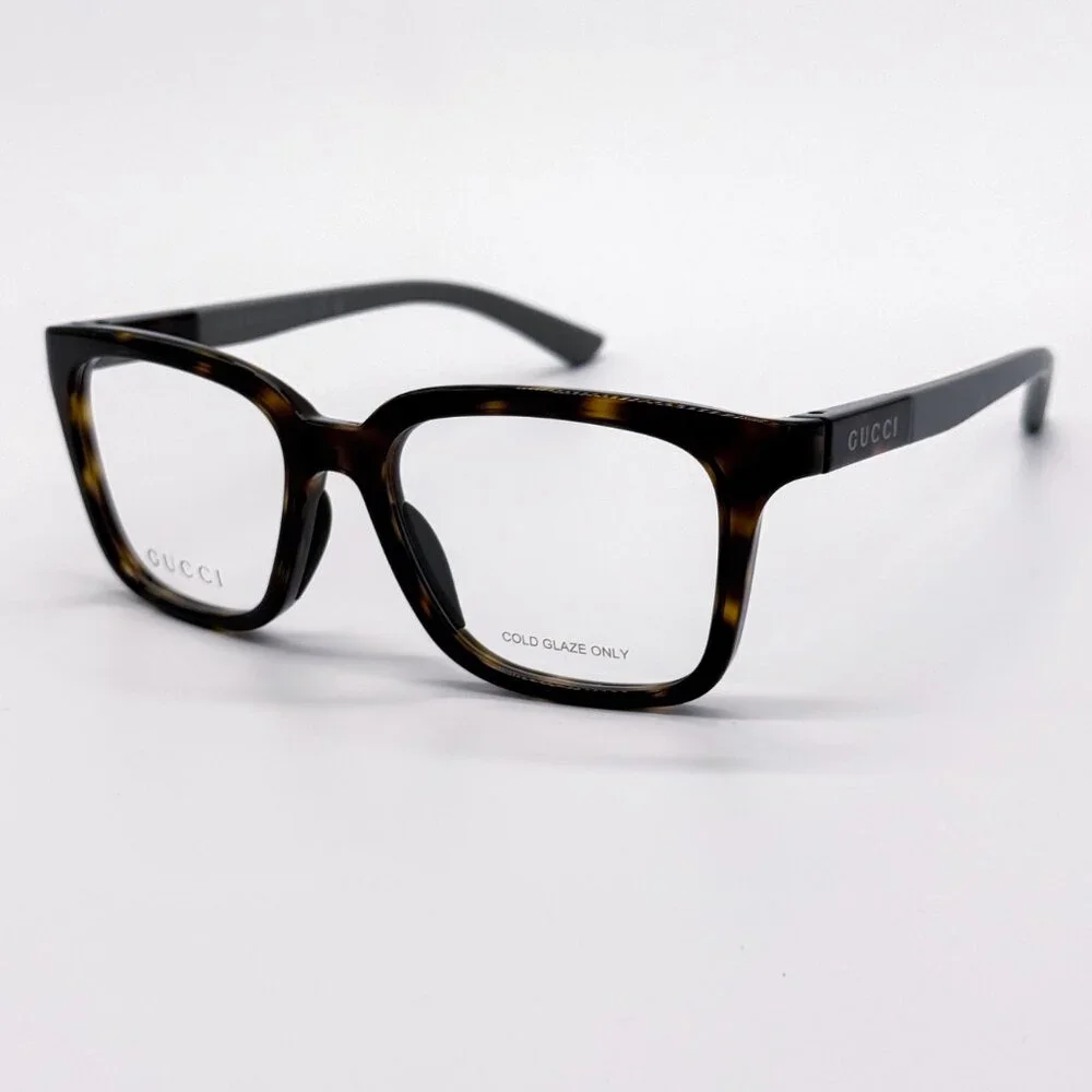 NEW GUCCI GG1738O 002 HAVANA/GREY MEN EYEGLASSES GUCCI
